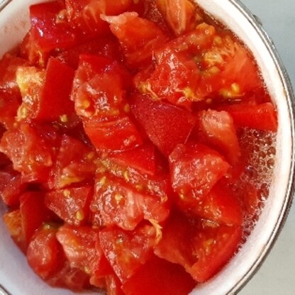 発酵トマトで腸活です、美味しい！